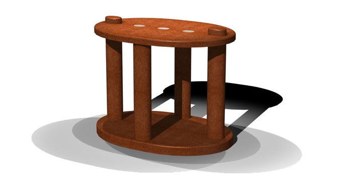 Ovalino Side Table – 4 legs